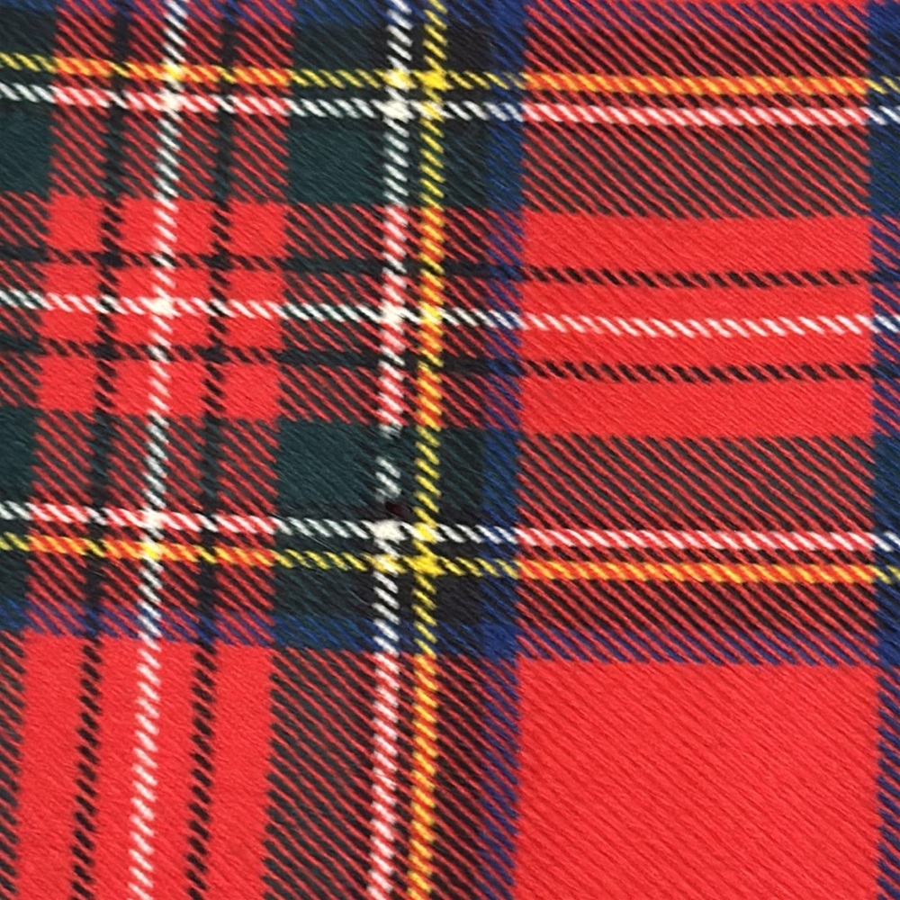 Classic Red Tartan Wrap Skirt - Women's Plaid Skirt - Picture 6 of 7